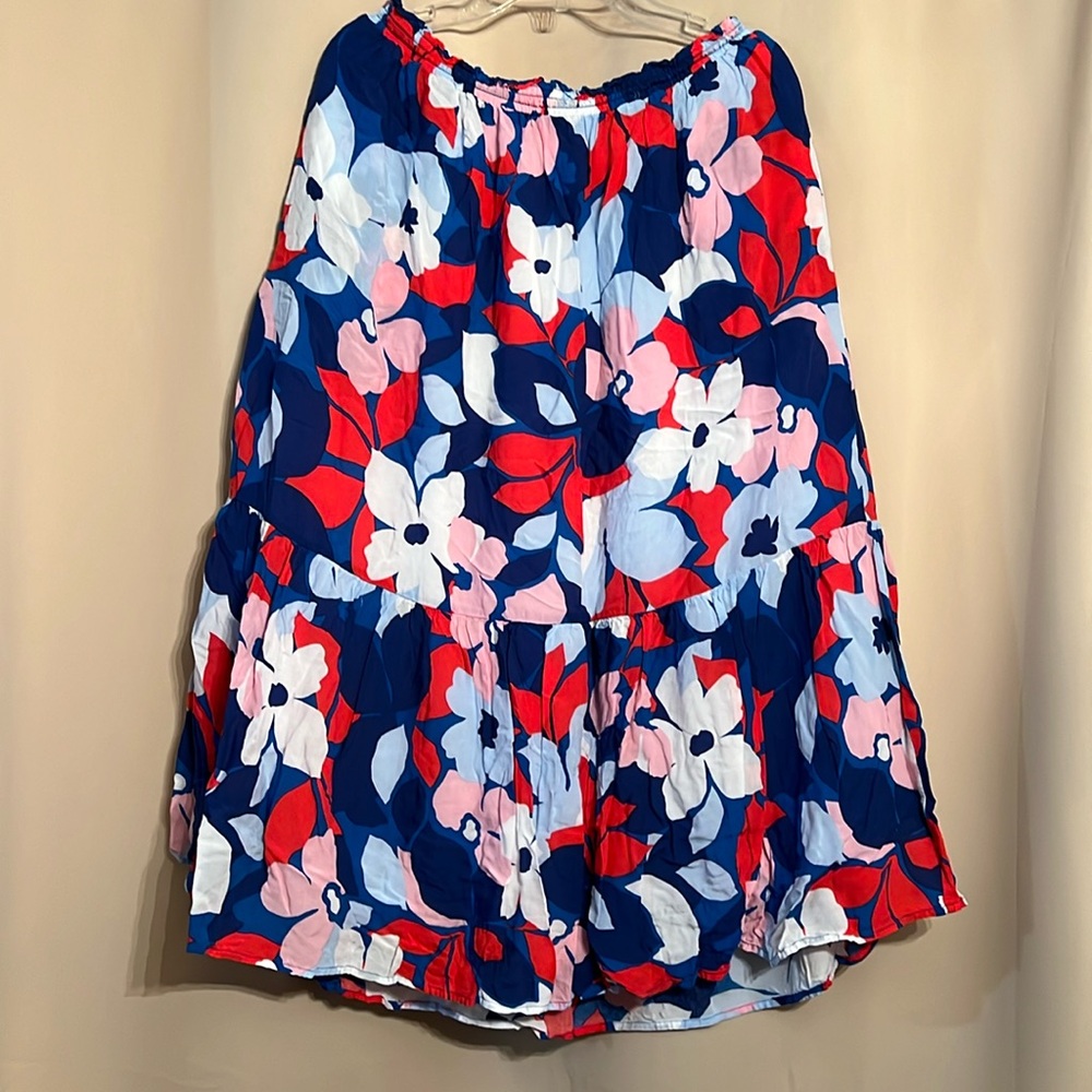 Draper James RSVP women’s medium floral peasant skirt with lining